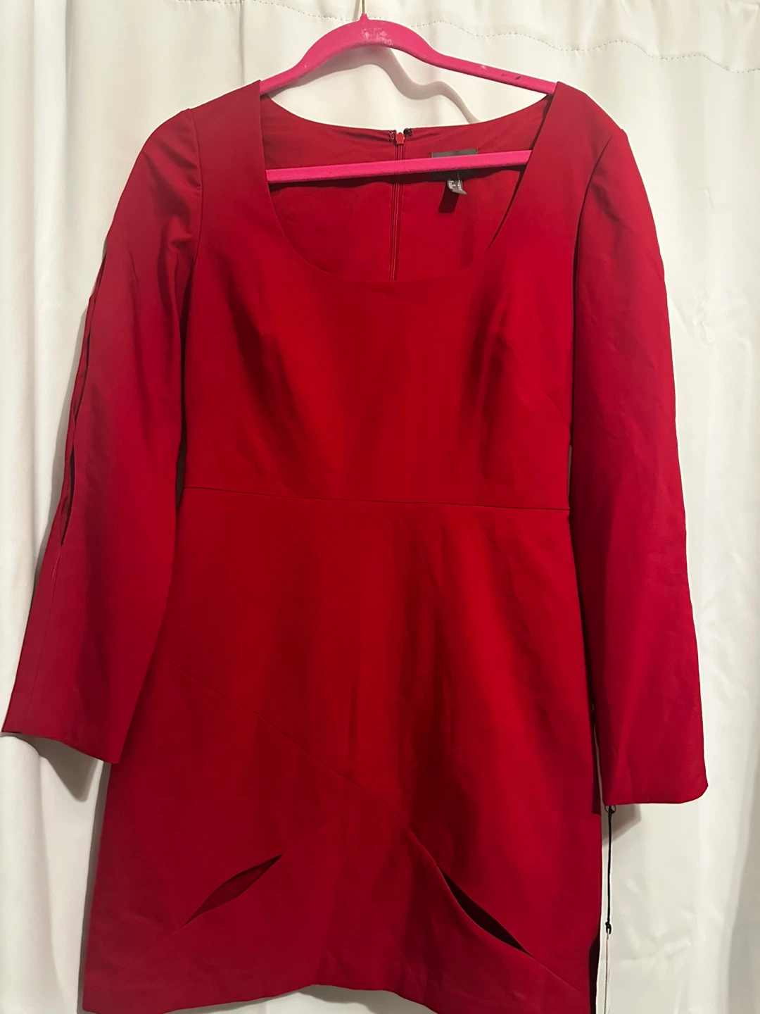 Liv Foster Red Long Sleeve Dress