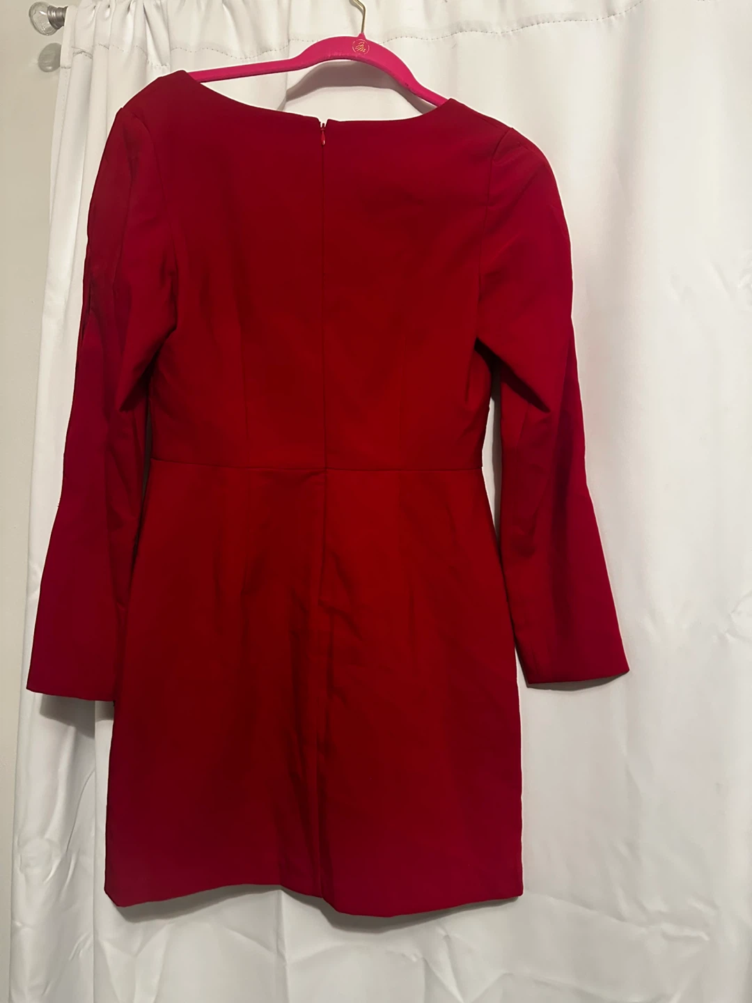 Liv Foster Red Long Sleeve Dress - photo 3
