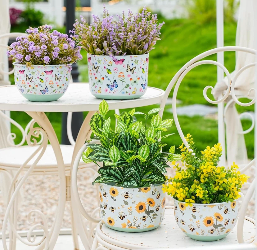 Sunflower and Bee Decorative Planters - photo 3