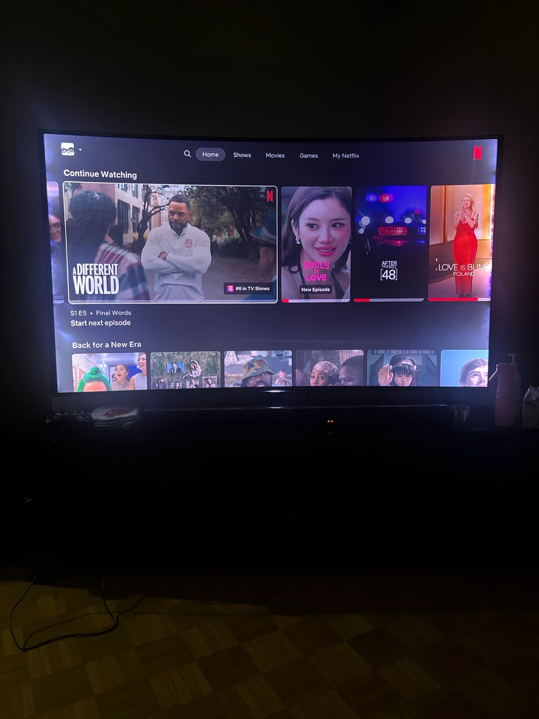 Samsung Curved 55-inch Smart TV