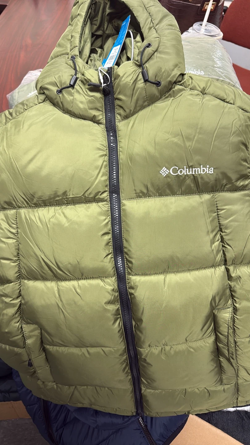 Columbia Green Puffer Jacket
