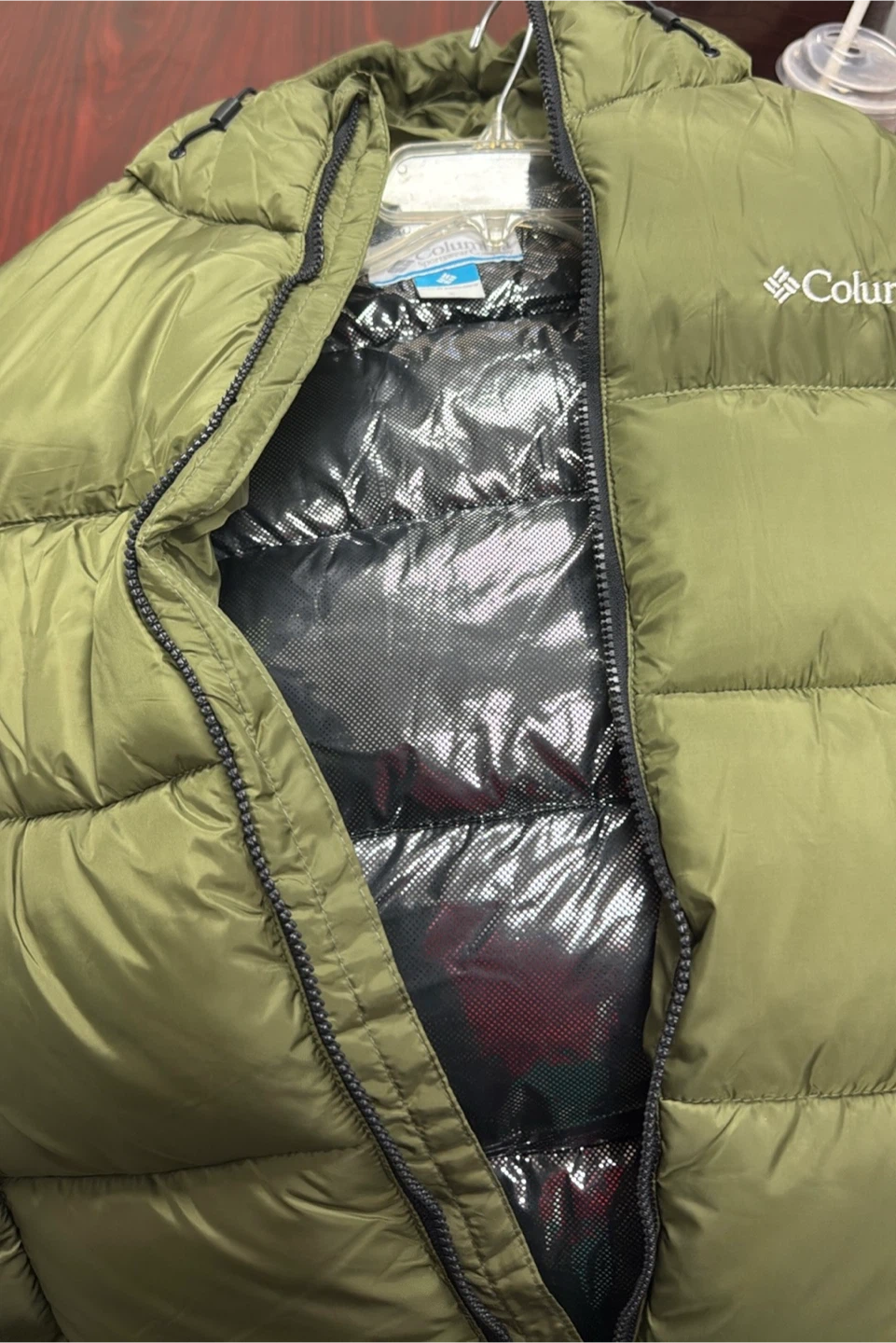 Columbia Green Puffer Jacket - photo 2