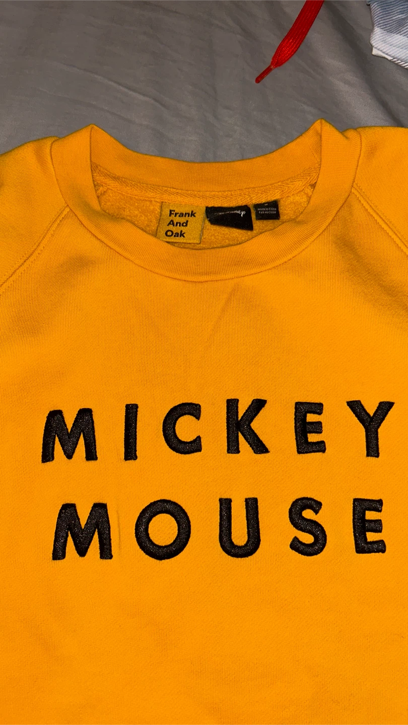 Frank And Oak Disney Mickey Mouse Sweatshirt