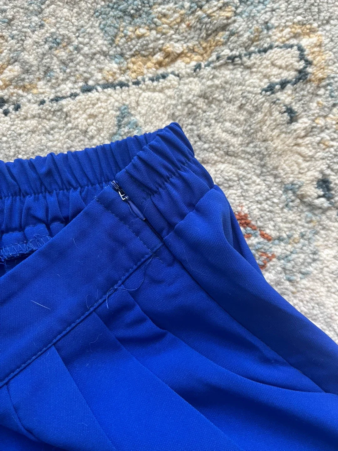 Bright Blue Pleated Culottes - photo 2