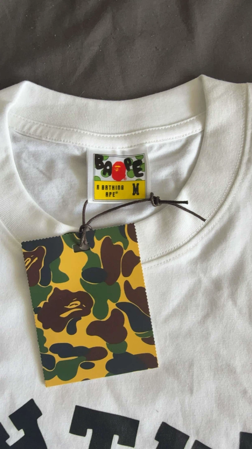 A Bathing Ape T-Shirt White Medium