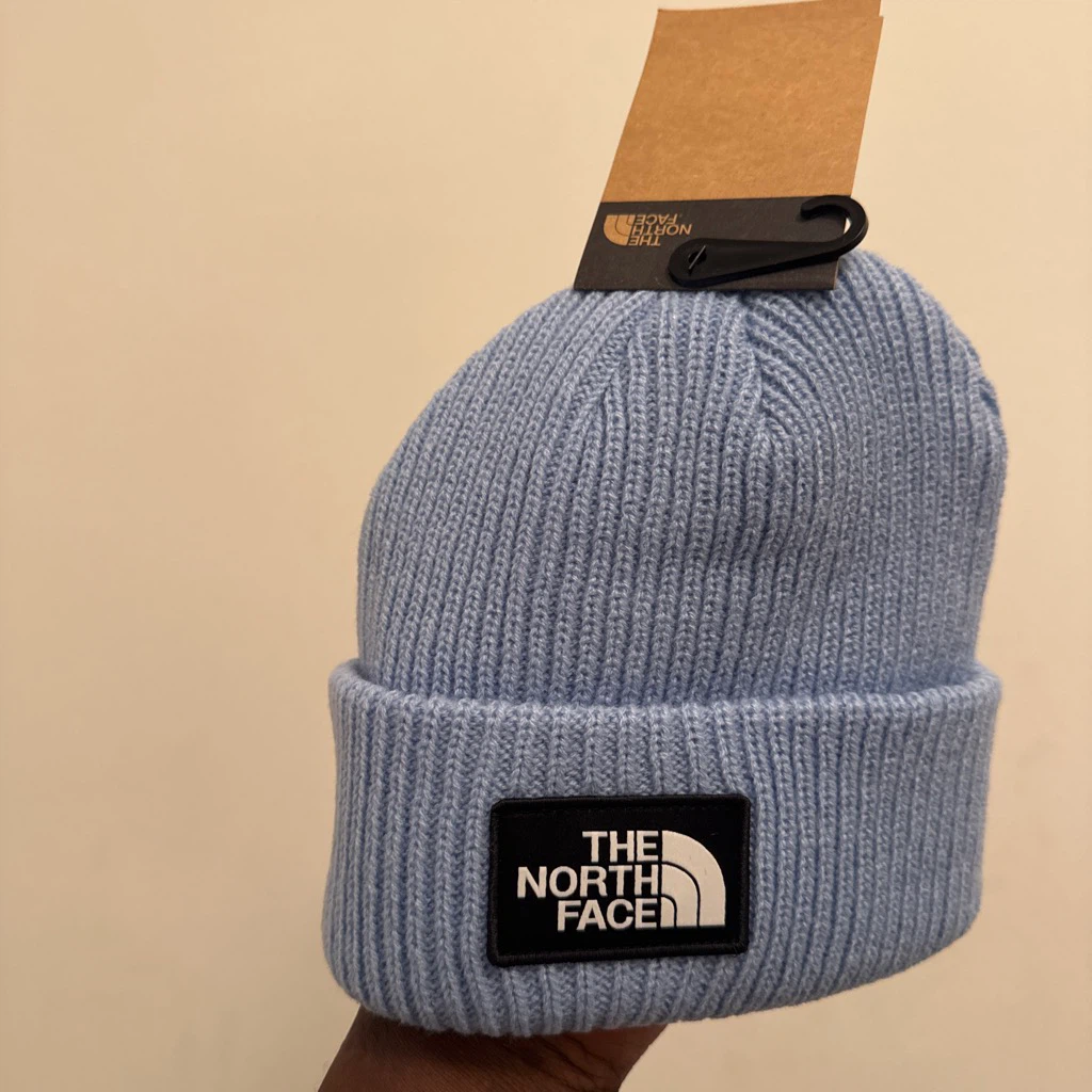 The North Face Light Blue Beanie