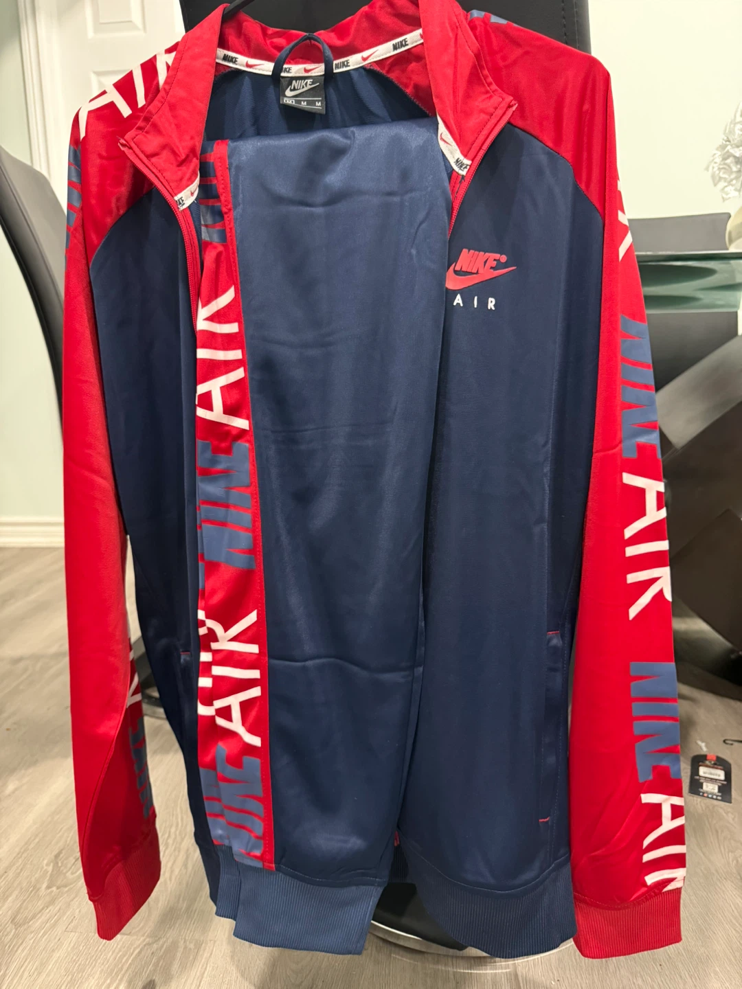 Nike Air Track Jacket - Navy/Red