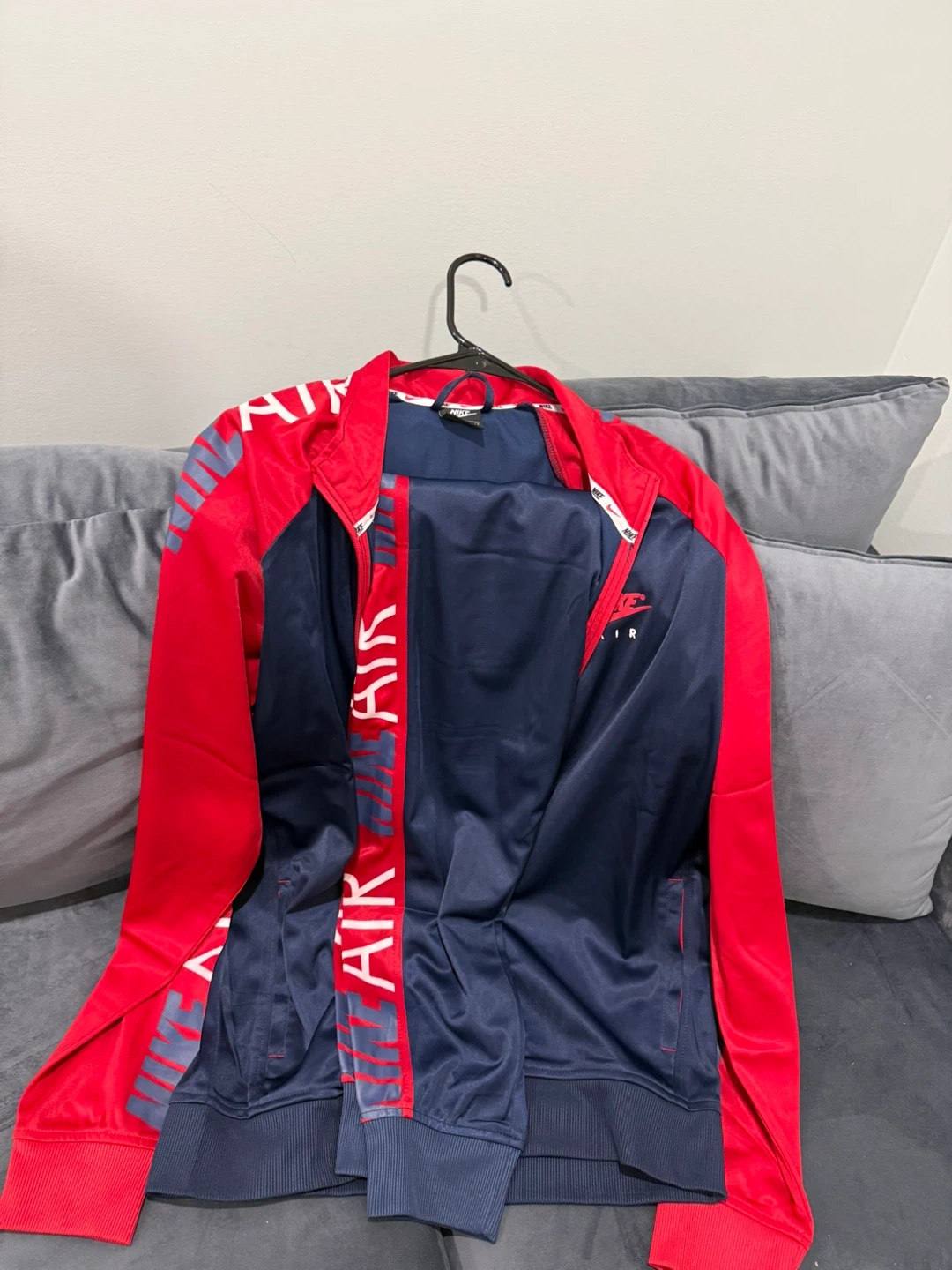 Nike Air Track Jacket - Navy/Red - photo 2