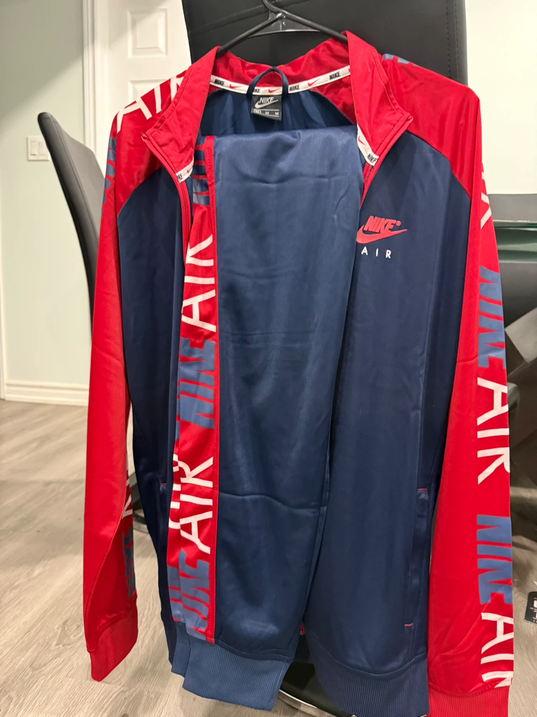 Nike Air Track Jacket - Navy/Red - photo 4
