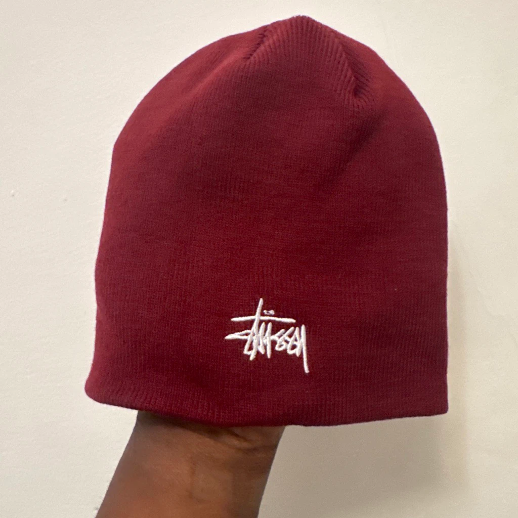 Stussy Burgundy Beanie