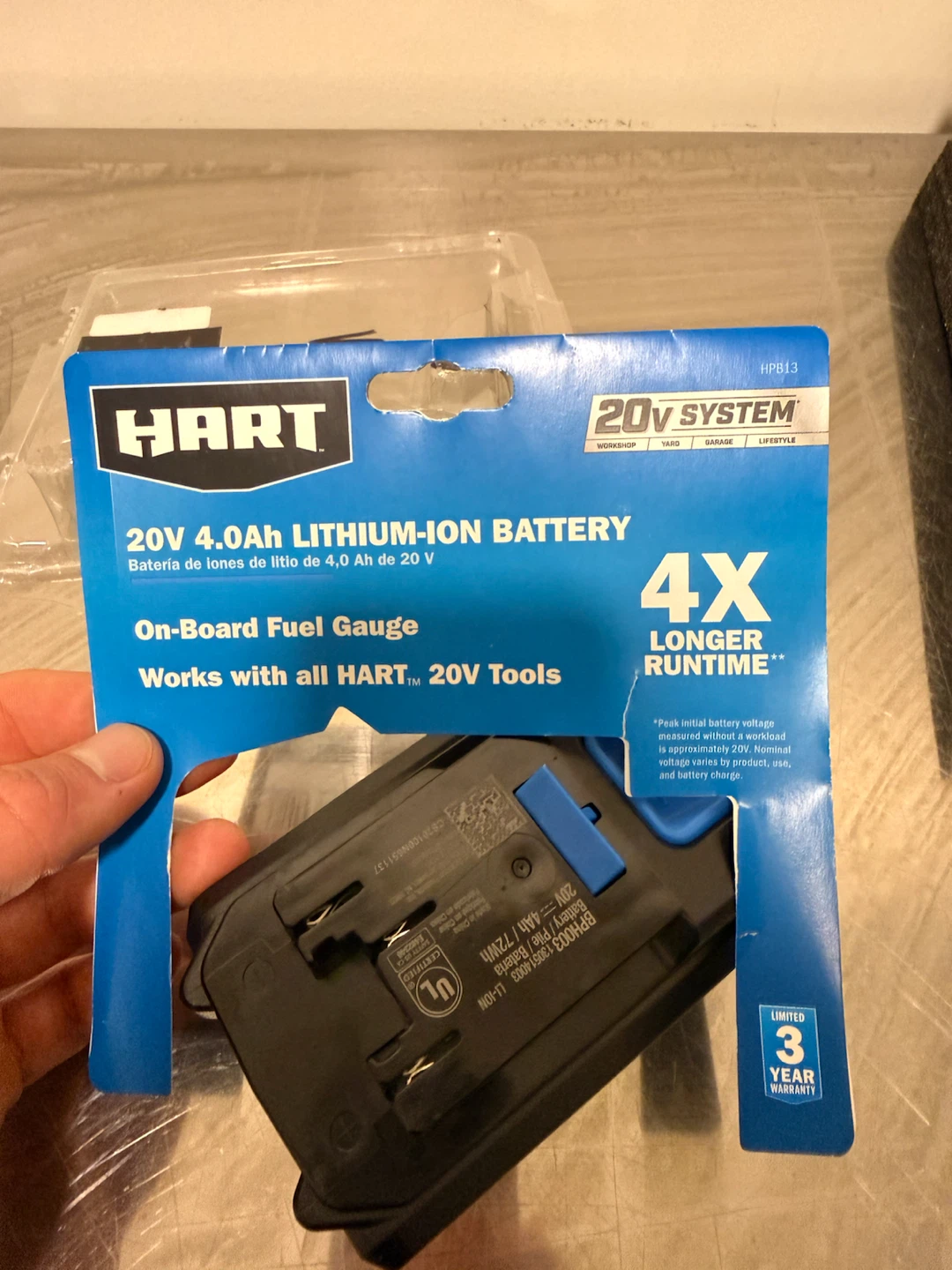 HART Battery 20V 4.0 Ah - photo 2