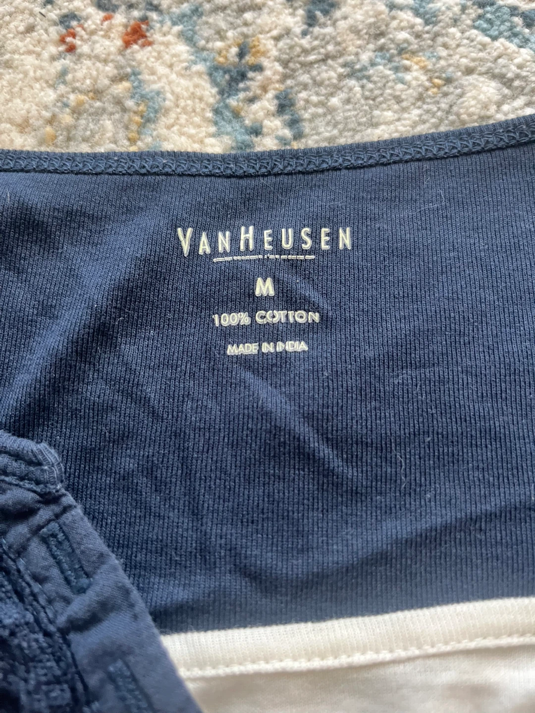 Navy vintage baby doll top - photo 2
