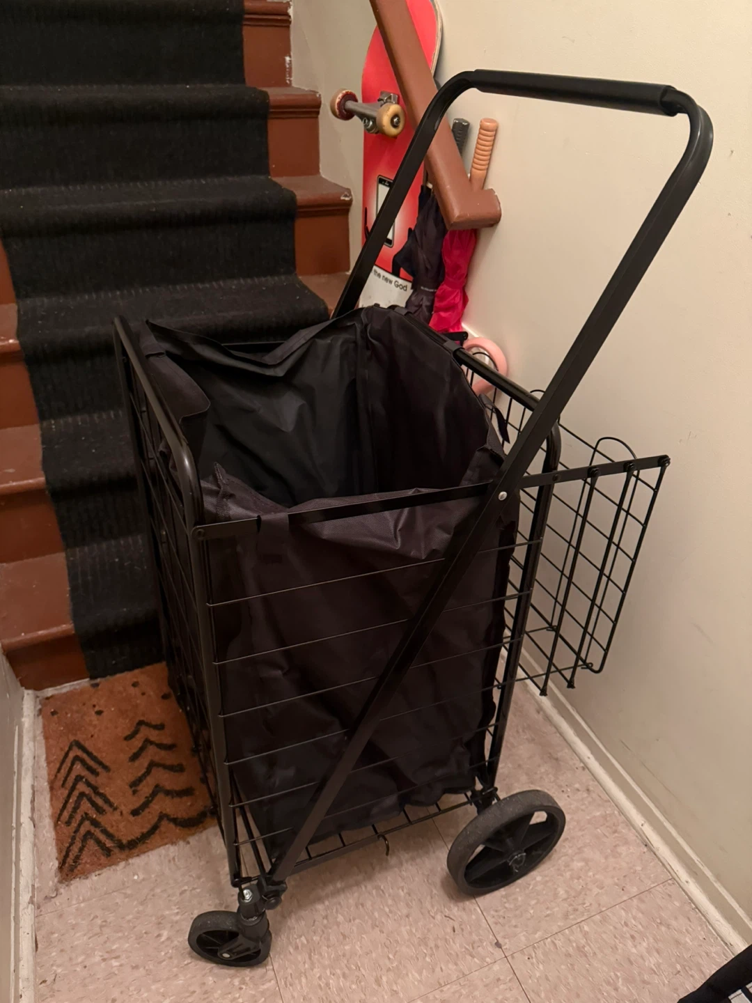 Cart with pouch