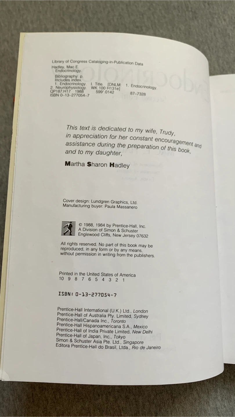 Endocrinology Second Edition by Mac E. Hadley - photo 3