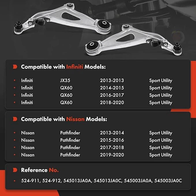 Nissan, Infinity Lower Control Arm, with Ball Join - photo 2