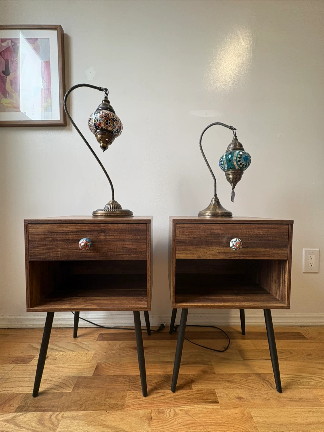 Set of two Turkish mosaic lamps - photo 3