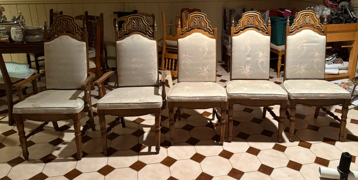 Set of 6 Traditional Dining Chairs - photo 2