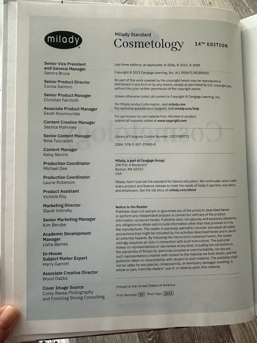 Milady Standard Cosmetology 14th Edition Textbook - photo 5