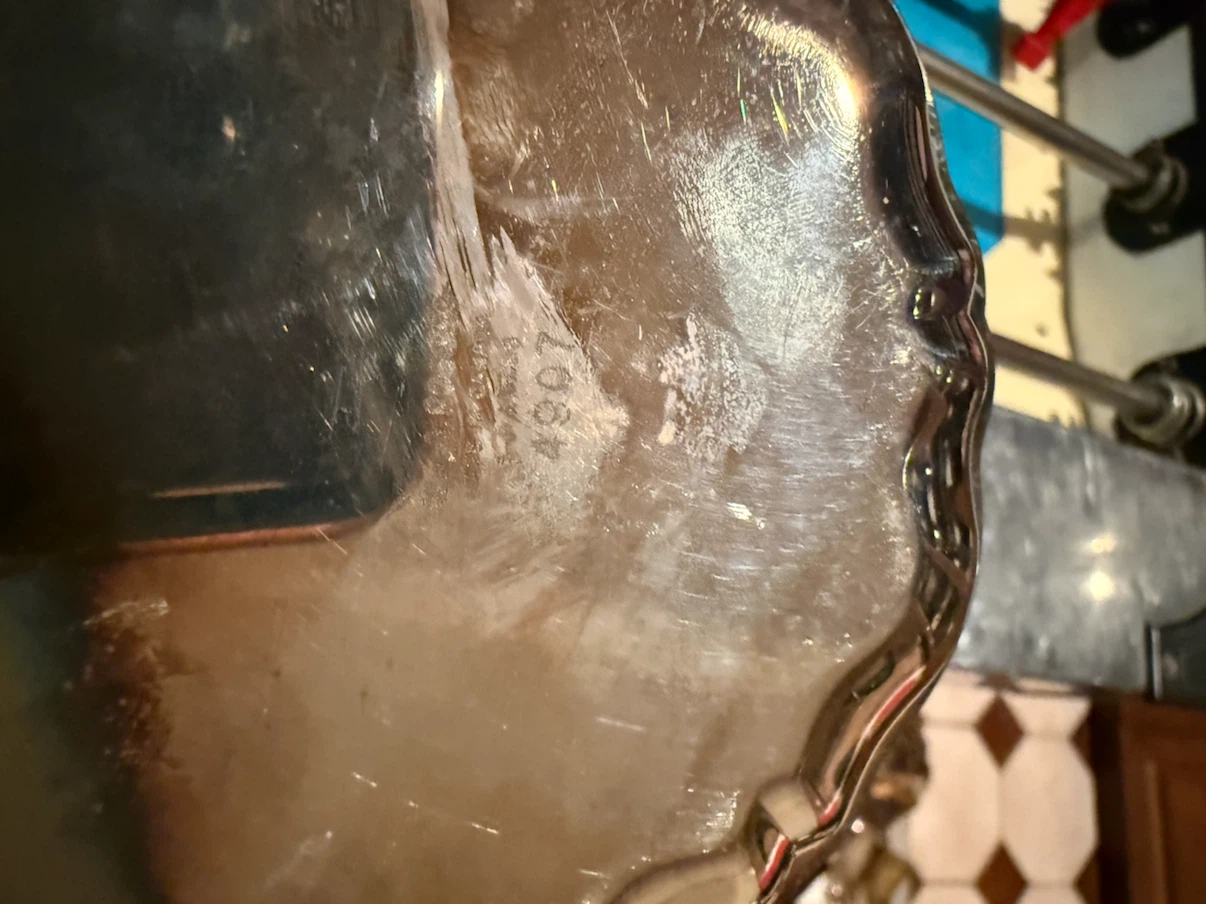 Vintage Silver Plated Serving Dish
