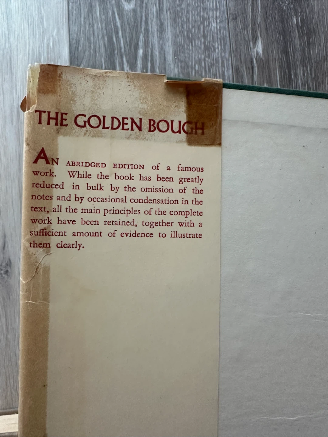 1952 The Golden Bough by Sir James Frazer, Abridged Edition - photo 2