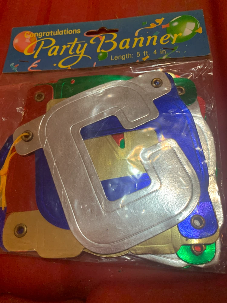 Congratulations Party Banner
