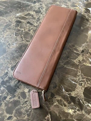 Coach Leather Travel Jewelry Case