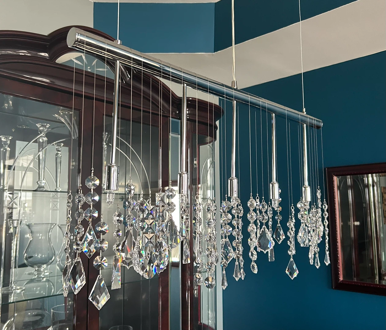 Modern Linear Crystal Chandelier - photo 3