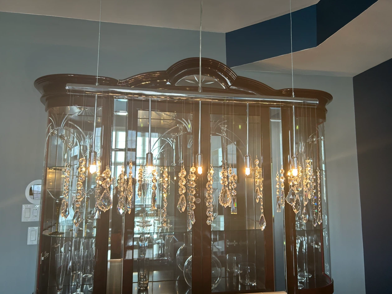 Modern Linear Crystal Chandelier - photo 4