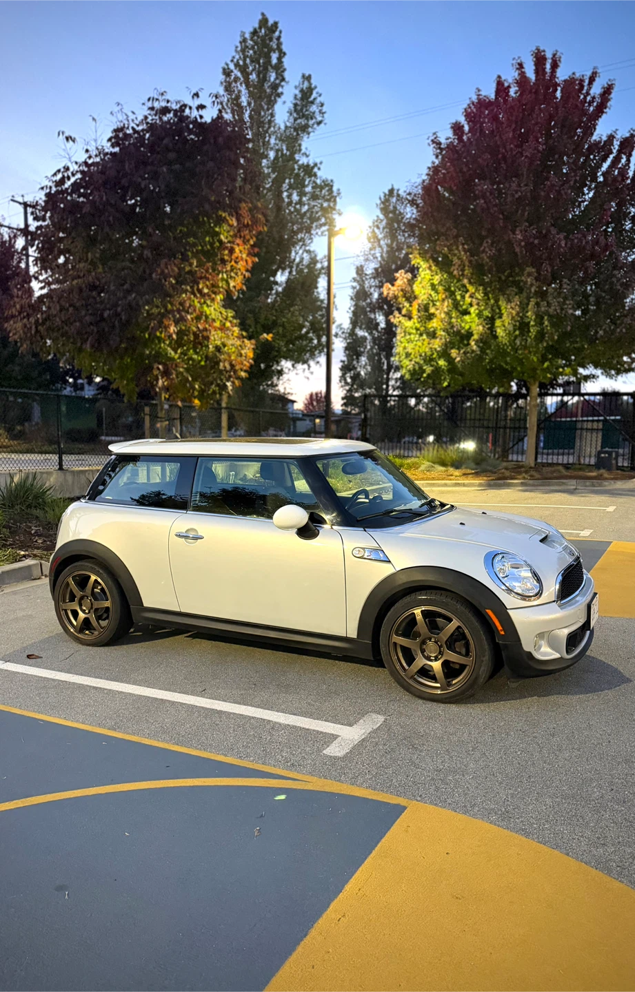 Mini Cooper S White Silver