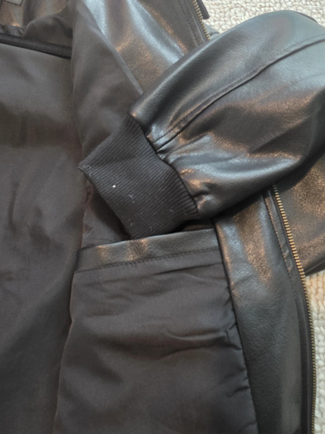 Mr. Big & Tall Black Bomber Jacket - photo 4