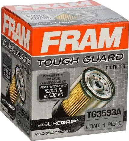 new FRAM TG3593A engine oil filter Acura Honda Hyundai Subaru