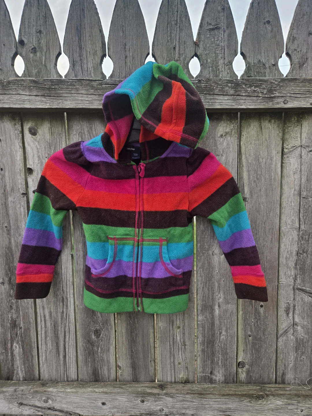 Baby Gap Toddler Striped Fleece Hoodie