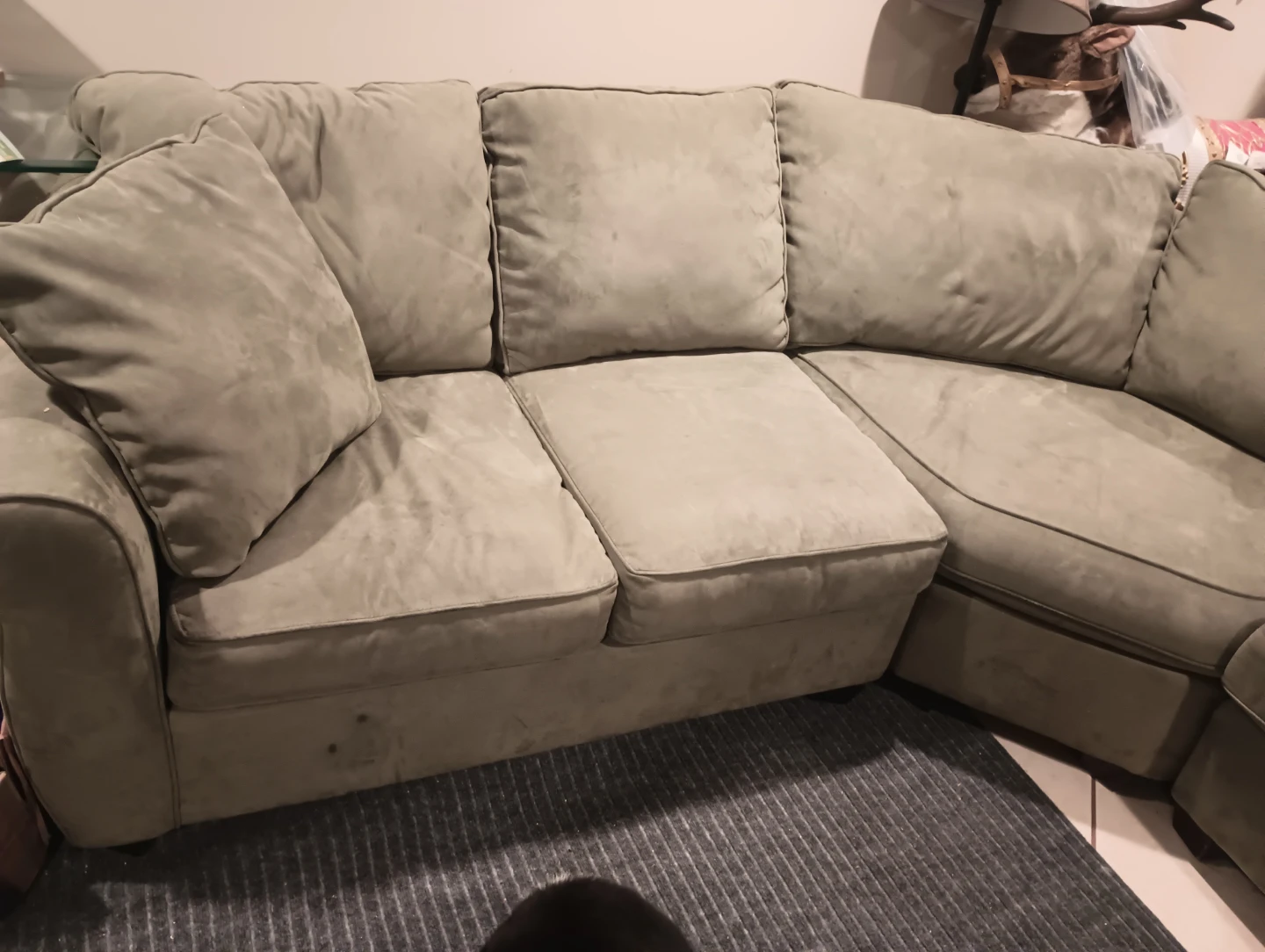 Green Sectional Sofa - photo 2
