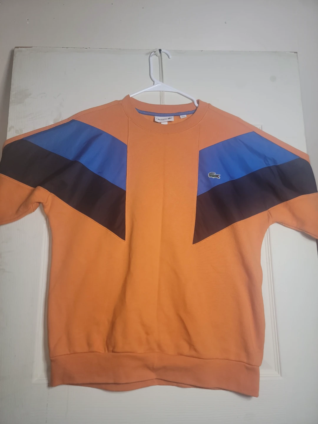 Lacoste Colorblocked Sweatshirt Orange