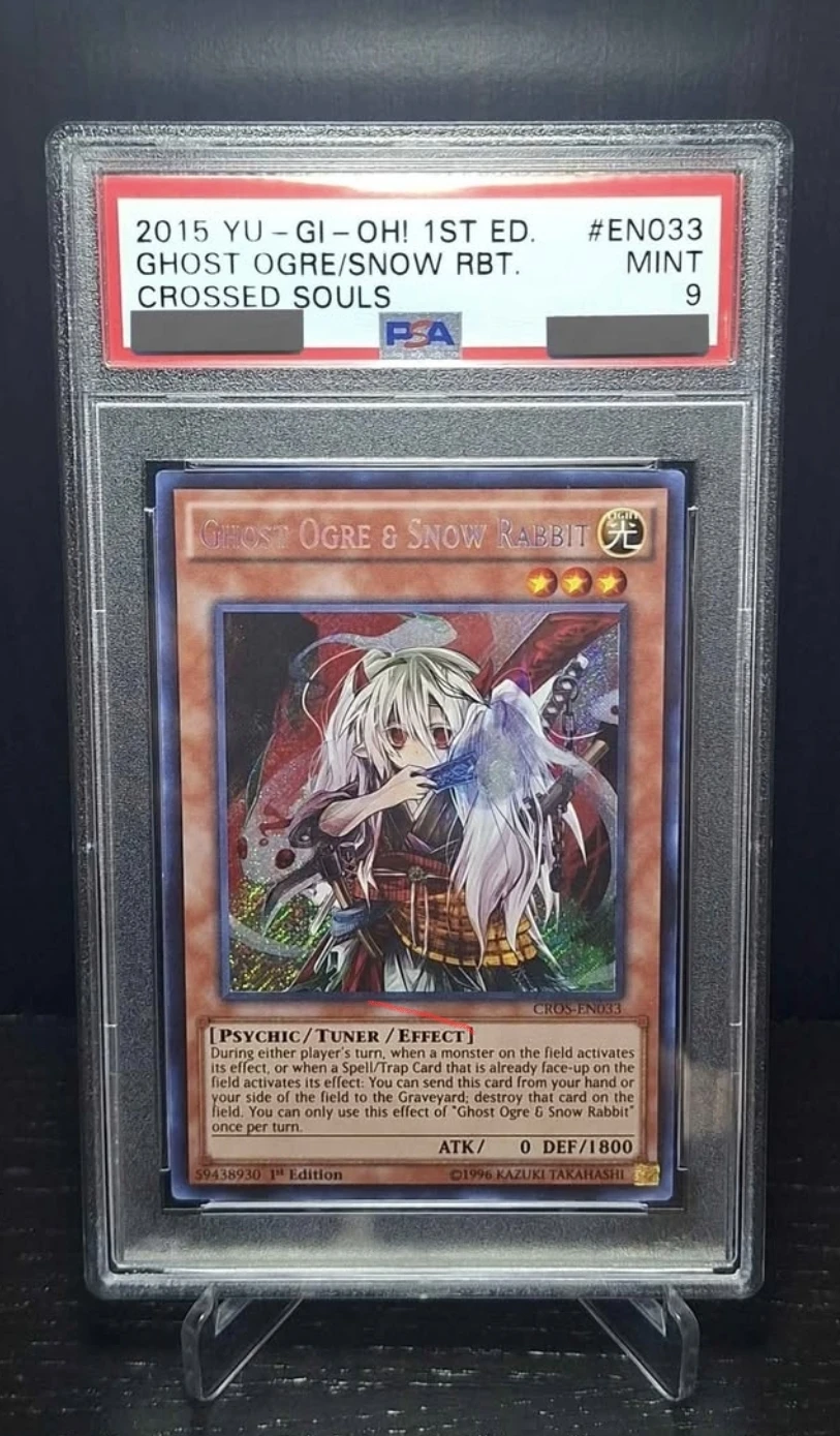 PSA 9 | Yugioh - TCG Ghost Ogre & Snow Rabbit 1st Ed