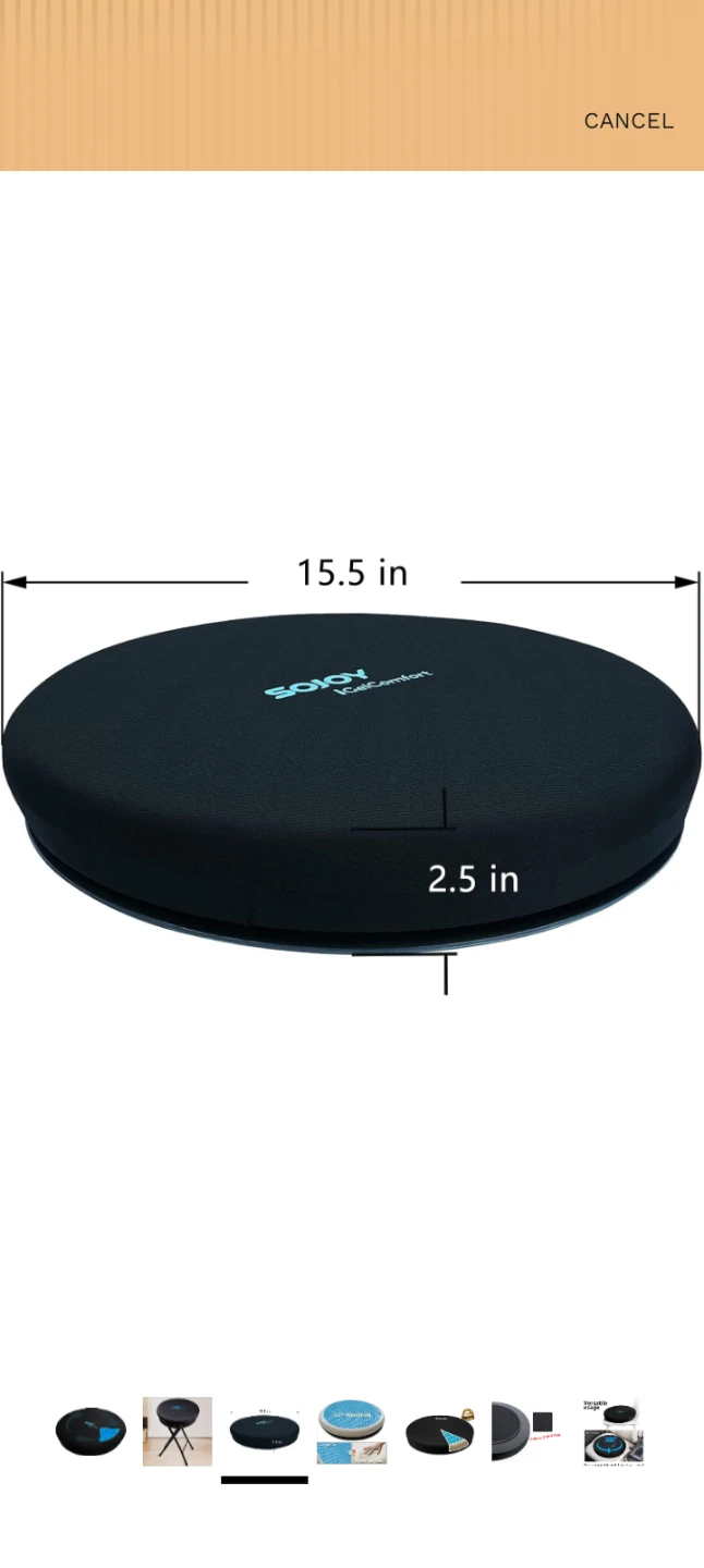 Sojo iGelComfort Swivel Seat Cushion 🏈 - photo 2