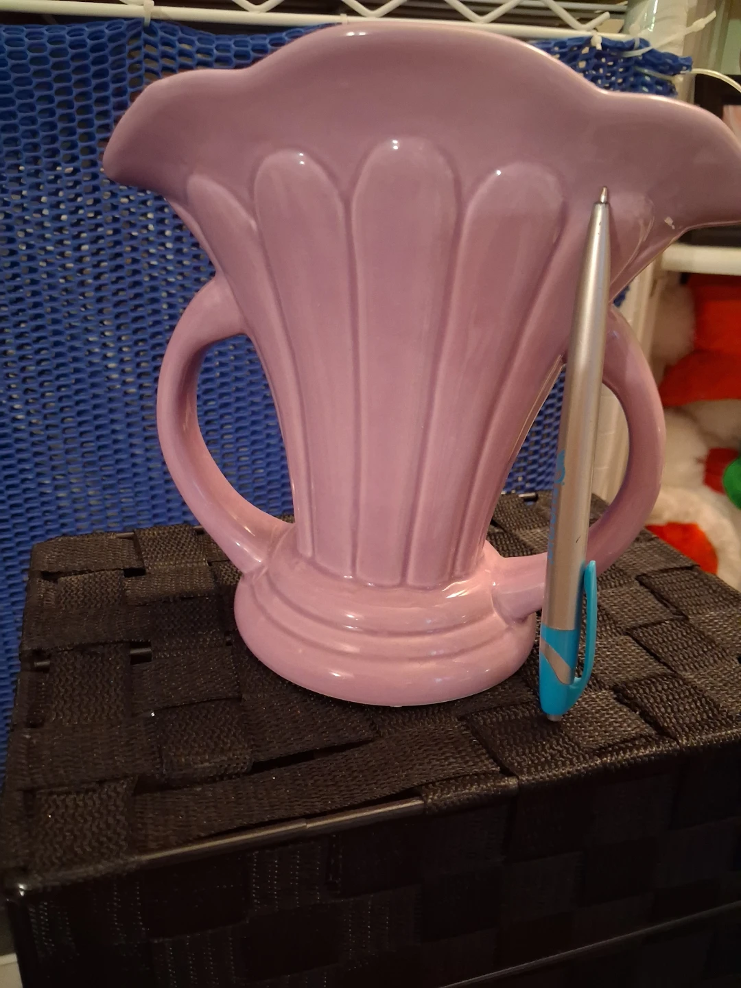 Lavender ceramic  vase