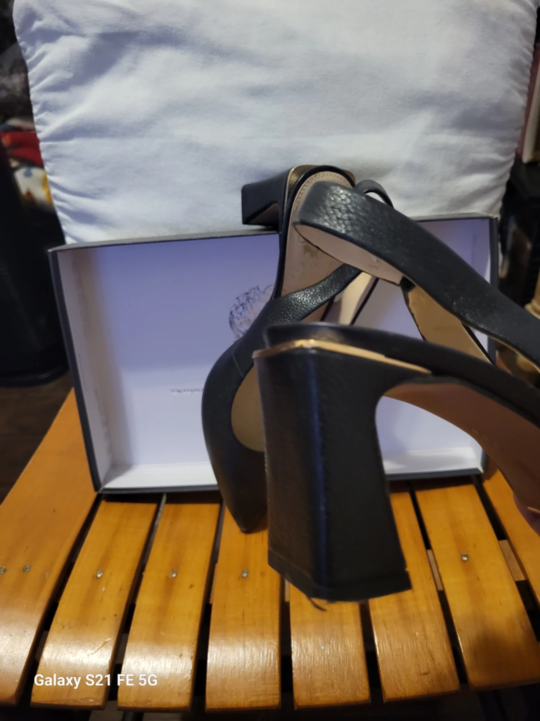Vince Camuto Black Slingback Heels - photo 5