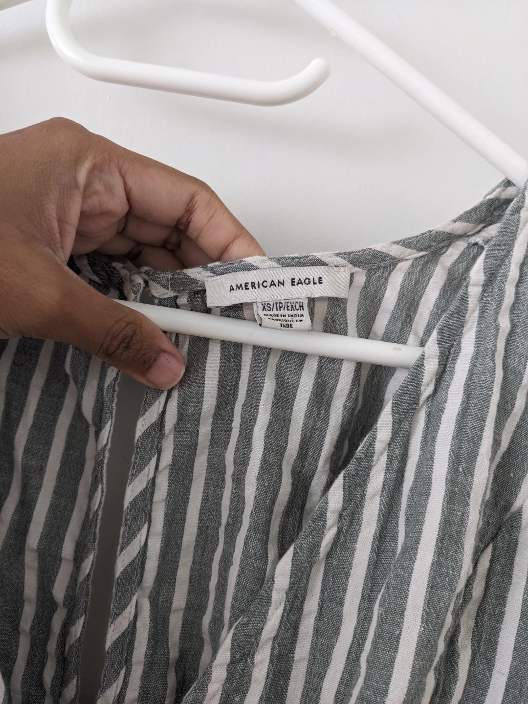 American Eagle Striped Romper - photo 3