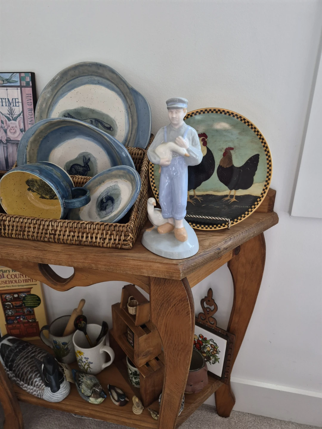 Vintage Ceramic goose lady and goose man Figurines - photo 3