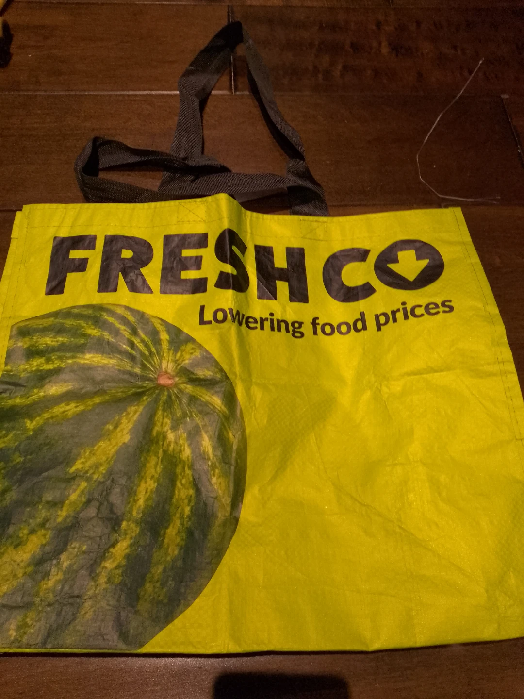 FreshCo Reusable Plastic Grocery Bag 🏈