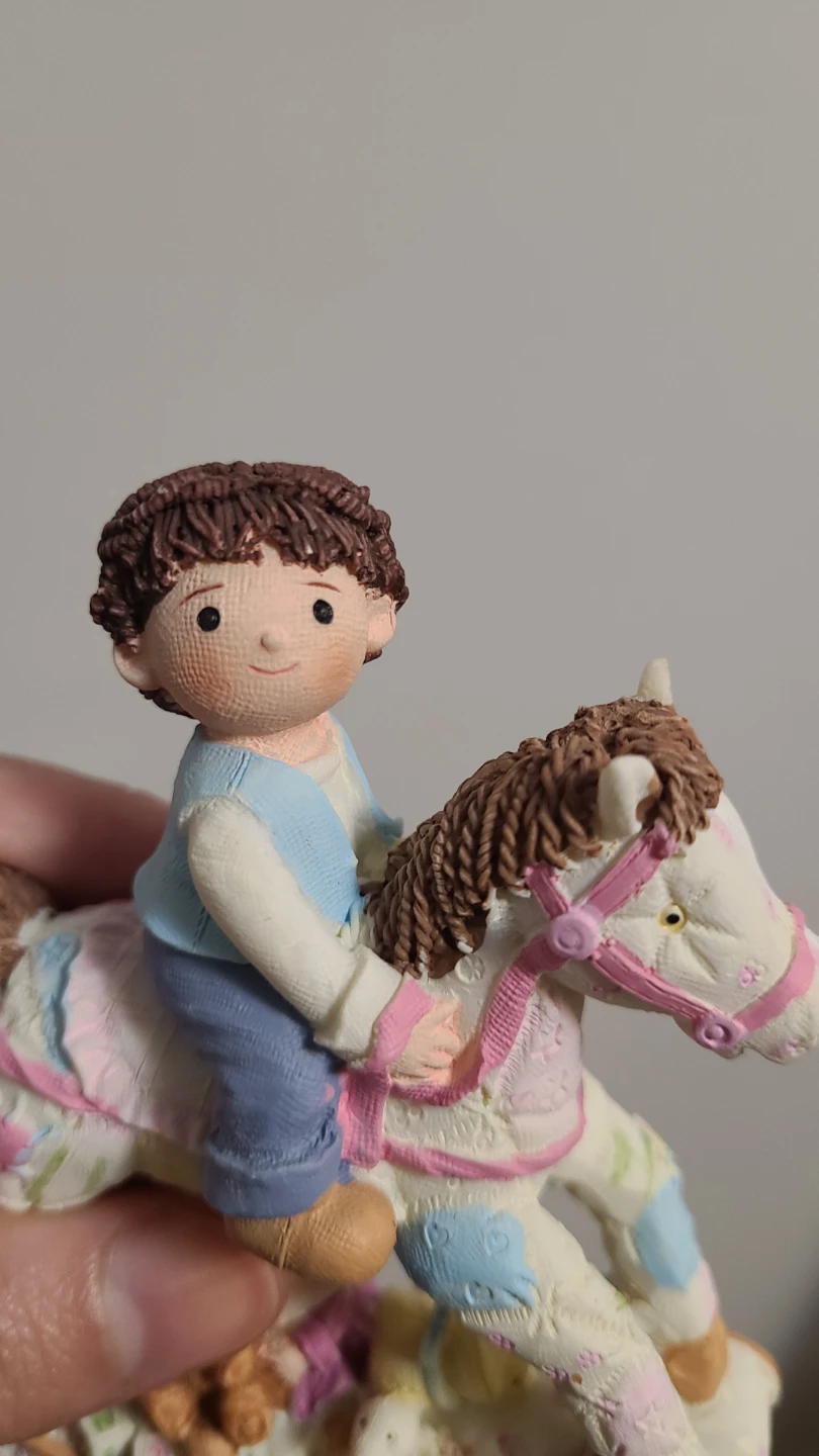 Vintage Hand-Painted Rocking Horse Figurine - photo 5