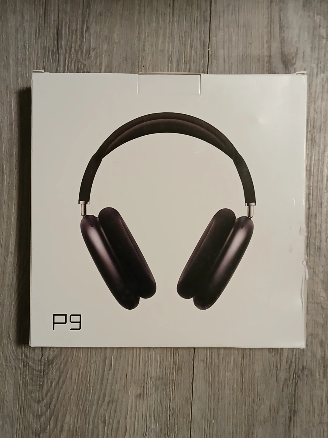 Black P9 Wireless Over-Ear Headphones