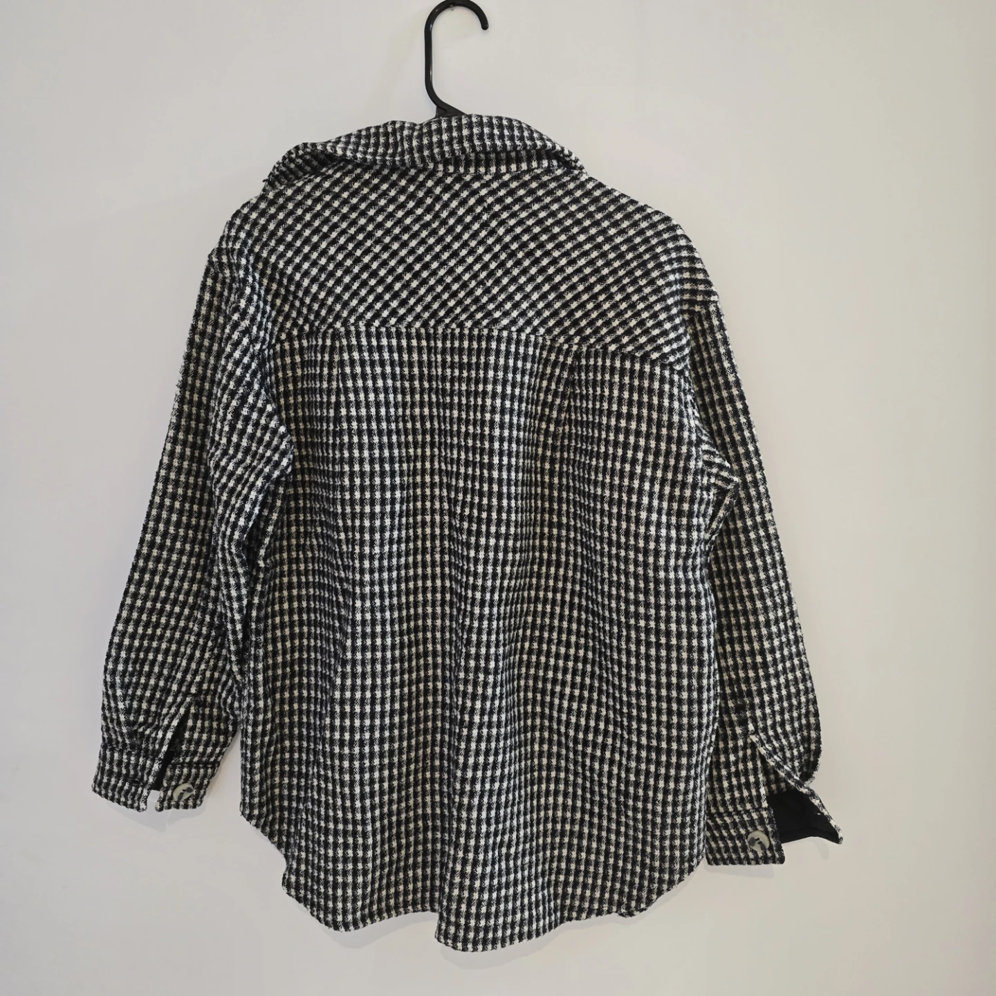 Suzy Shier Plaid Button-Down Shirt Jacket - photo 2