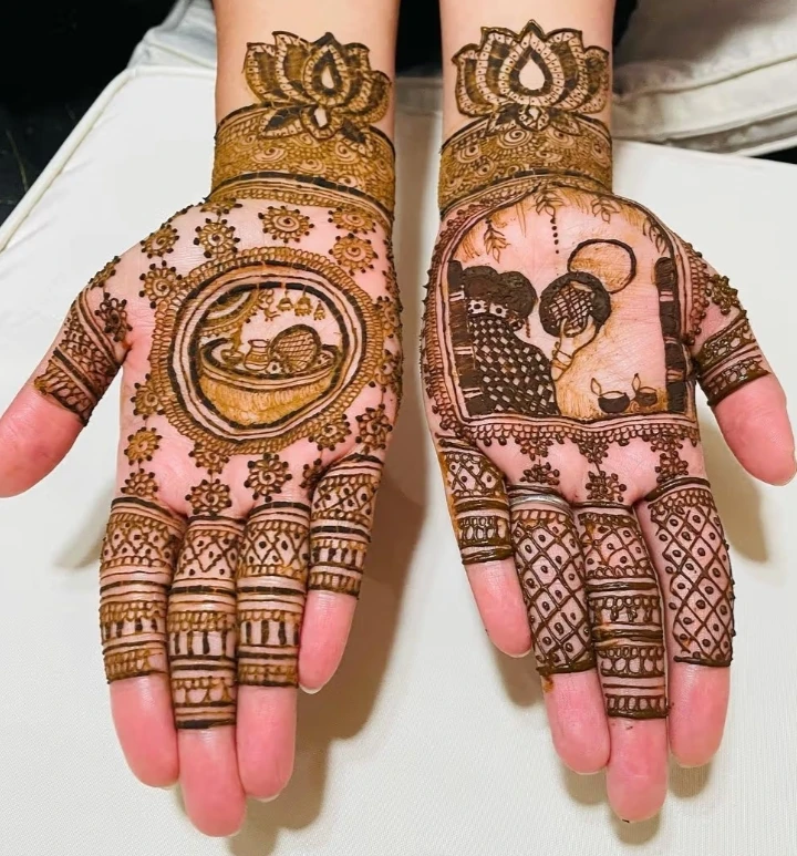 ✨ Karwa Chauth Special Mehndi 🌙✨