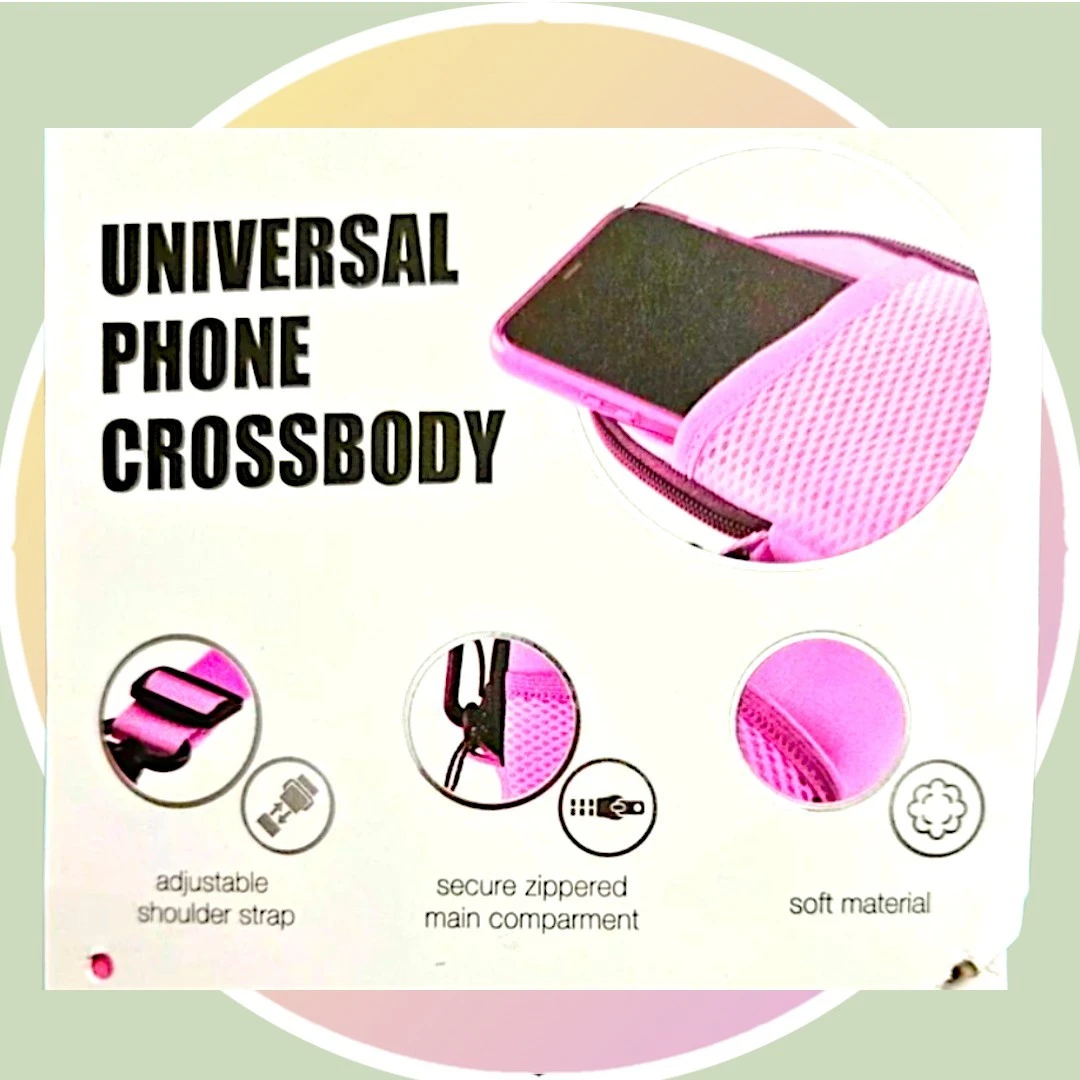 NWT Universal Crossbody Bag w Convenient Front Mesh Pocket - photo 5