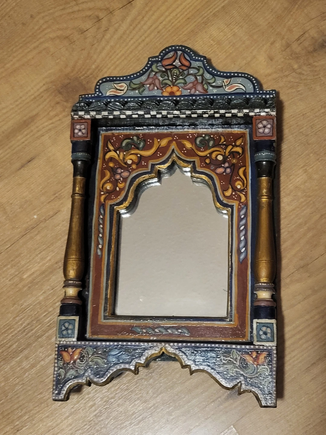 Hand-Painted Folk Art mirror!