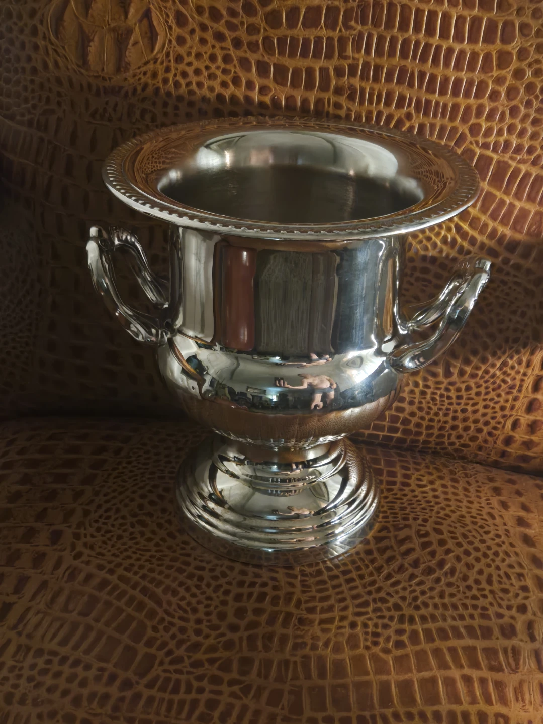 Silver Plated Champagne Bucket and Pitcher - photo 3