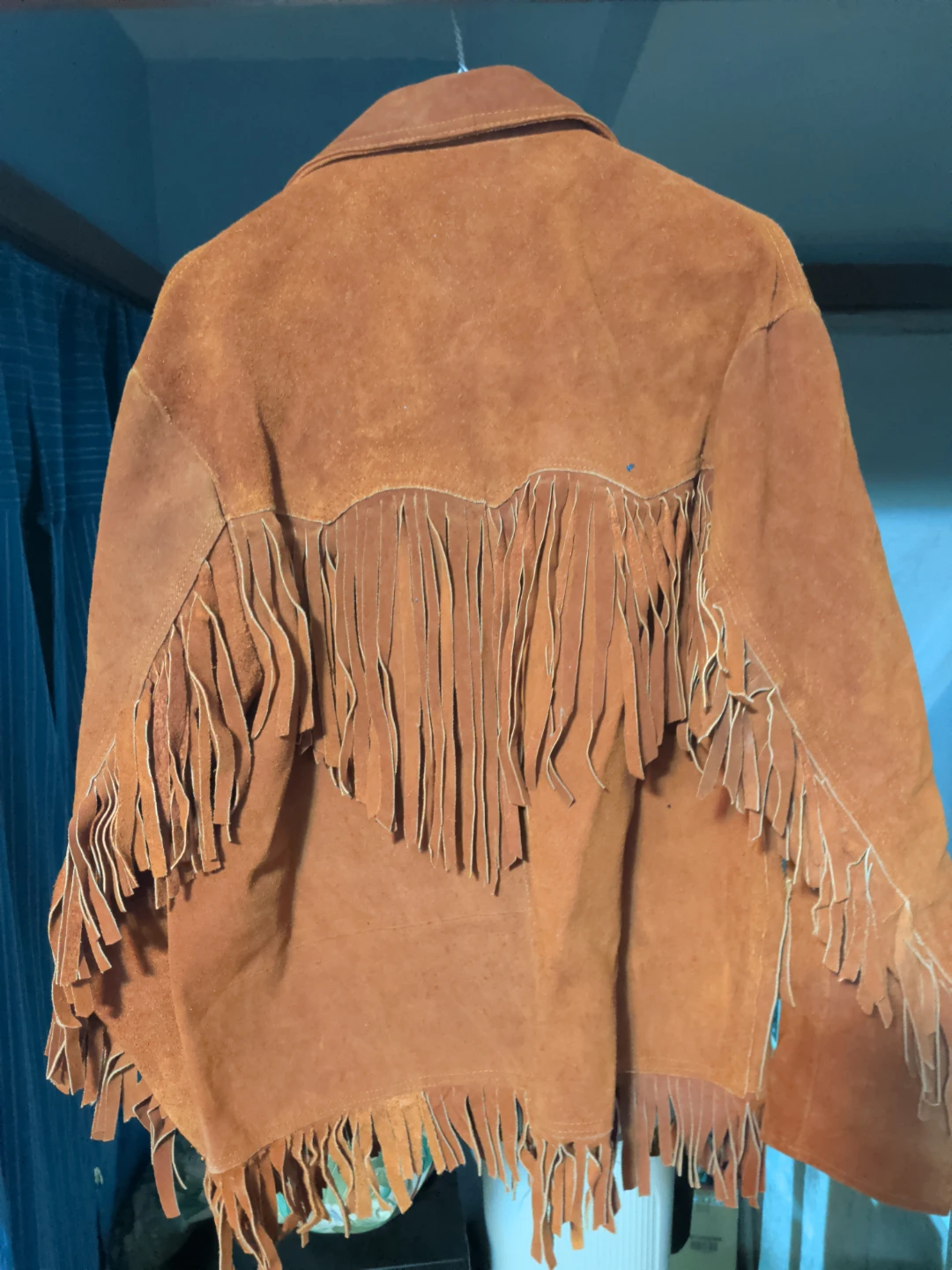 Creaciones LP Brown Suede Fringe Jacket - photo 2