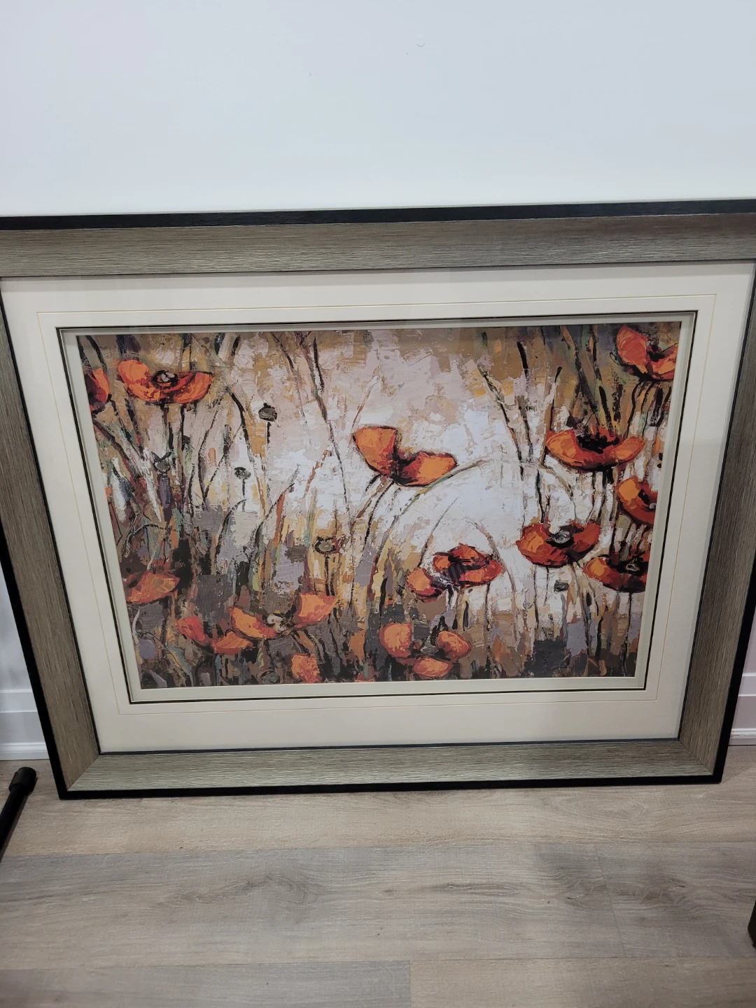 Framed Wall Art Print - Poppies